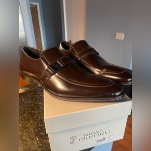 Leather Versace Loafers